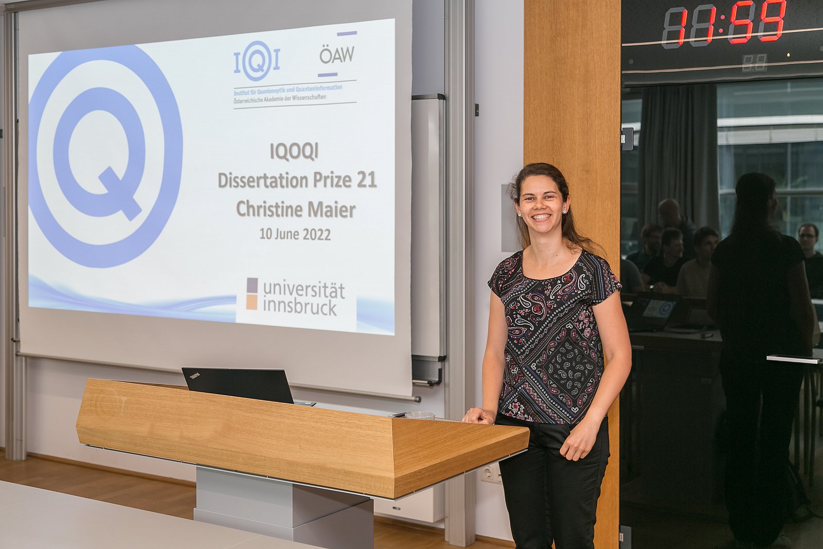 IQOQI Dissertationspreis an Christine Maier