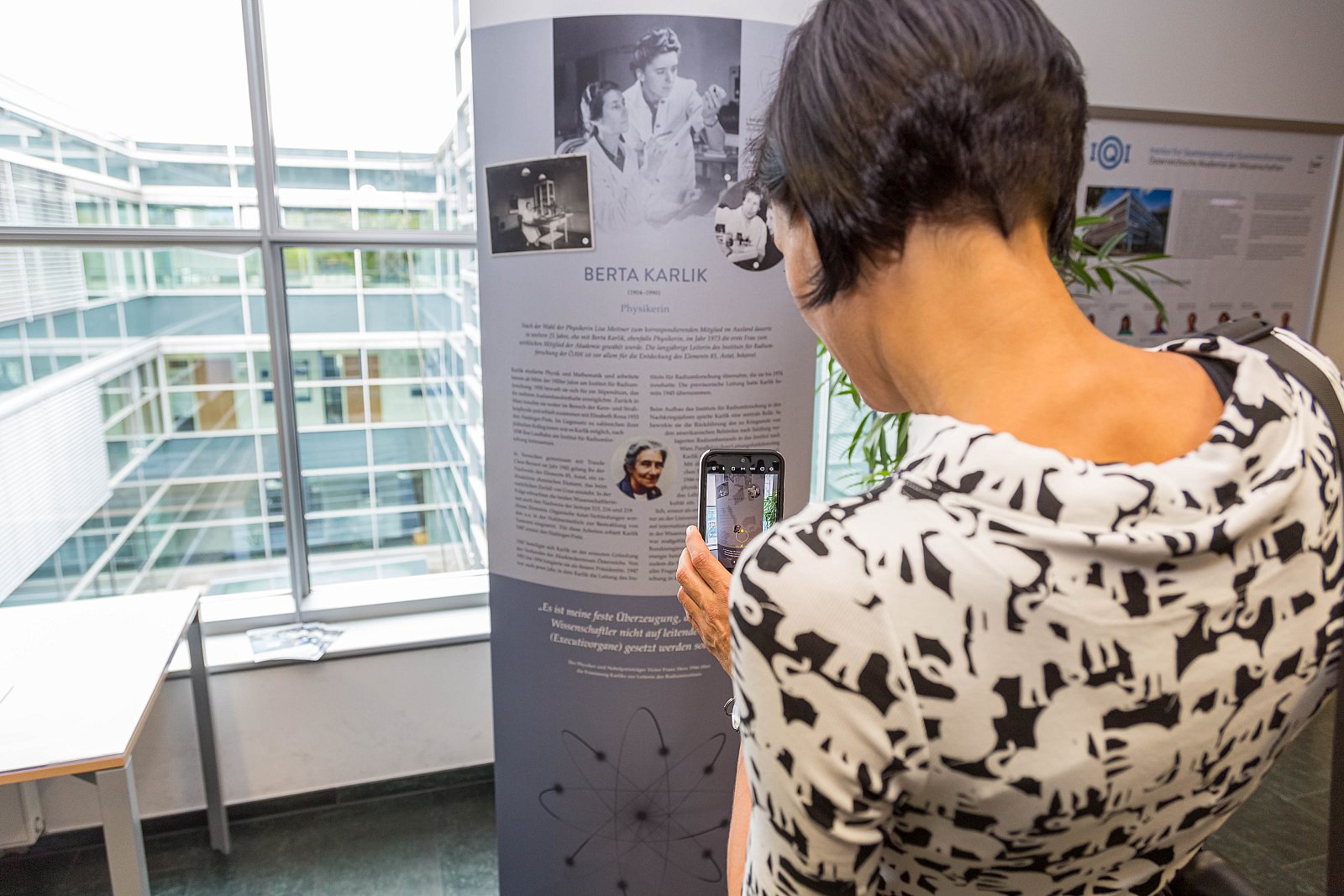 Eröffnung der Ausstellung  “Discovering Female Researchers – Women at the Austrian Academy of Sciences”