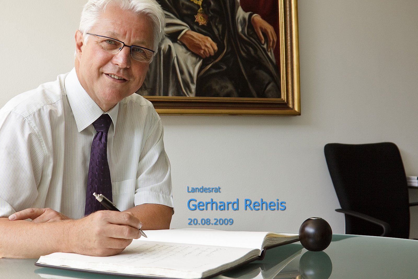 Besuch Landesrat Gerhard Reheis