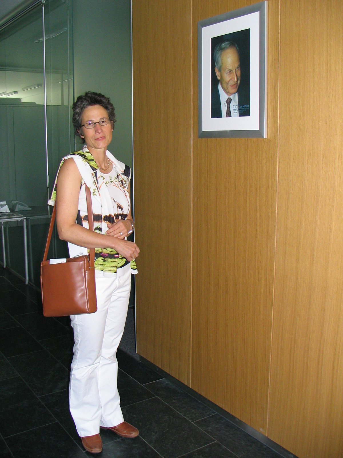 Besuch von Frau Mag. Elisabeth Wieser, Tochter des früheren ÖAW Präsidenten Otto Hittmair