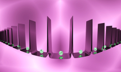 A new method allows scientists to trap atoms between steep walls. (Credit: N.Beier/JQI) A new method allows scientists to trap atoms between steep walls. (Credit: N.Beier/JQI)