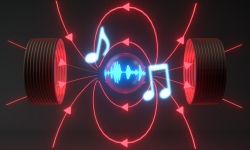 The motion of magnetic objects can be made to interact with their internal acoustic waves. In this way, as physicists from Innsbruck show, nanoparticles can be cooled down to such an extent that they exhibit quantum properties.